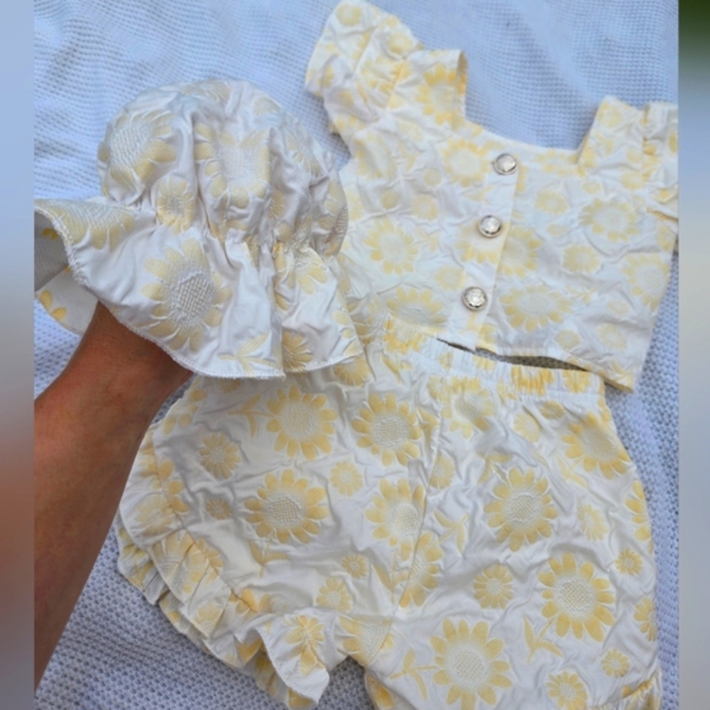 Yellow Baby Fancy Matching Set